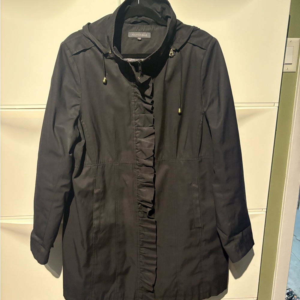 Addition Elle Black Trench Coat